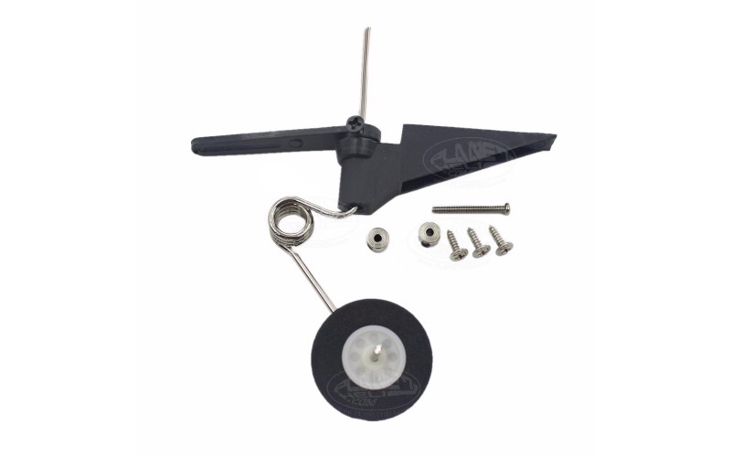RC Airplane Tail Wheel Assembly 60x25mm D28 /30 Parts Aeromodelling